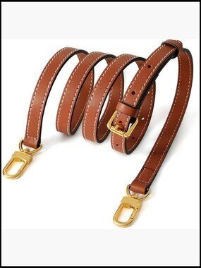 Vachetta Leather Adjustable Crossbody Strap Replacement DIY Handbag Strap